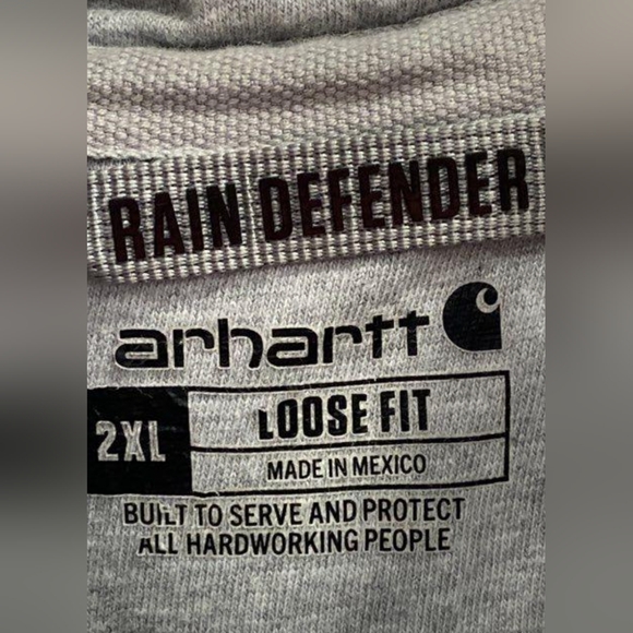 Carhartt Rain Defender® Heavyweight Quarter-Zip Sweatshirt Size 2XL MSRP $69.99 - Picture 4 of 5